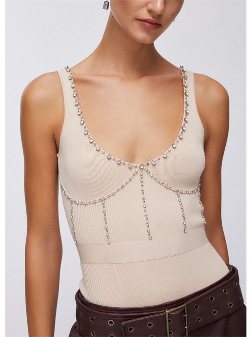 Body con ricami gioiello LIU JO | PA6016MS99E/C3908